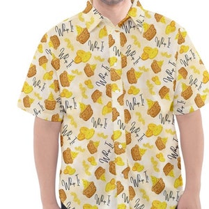Dole Whip inspiriertes Kurzarm Button Down Shirt