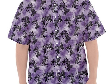 Camisa de manga curta com botões Halloween Lock Stock and Barrel
