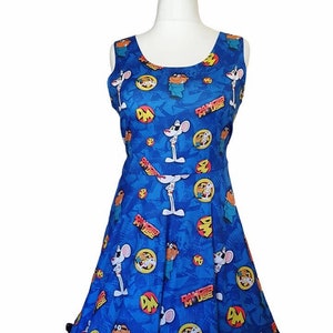 Spy mouse print skater dress- Sizes S- 5XL plus size