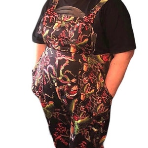 Little shop of horrors Audrey 2 overalls playsuit dungarees - Sizes S- 5XL plus size