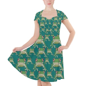 Frog Print Dress Etsy UK
