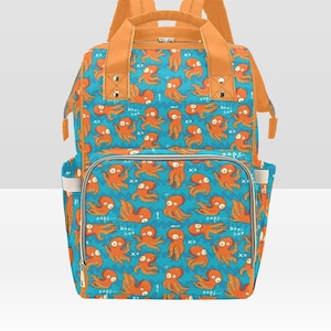 Krake Baby Windel Wickeltasche Große Rucksacktasche