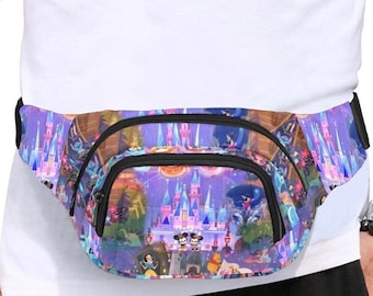 Riñonera estilo riñonera inspirada en los parques de Disney