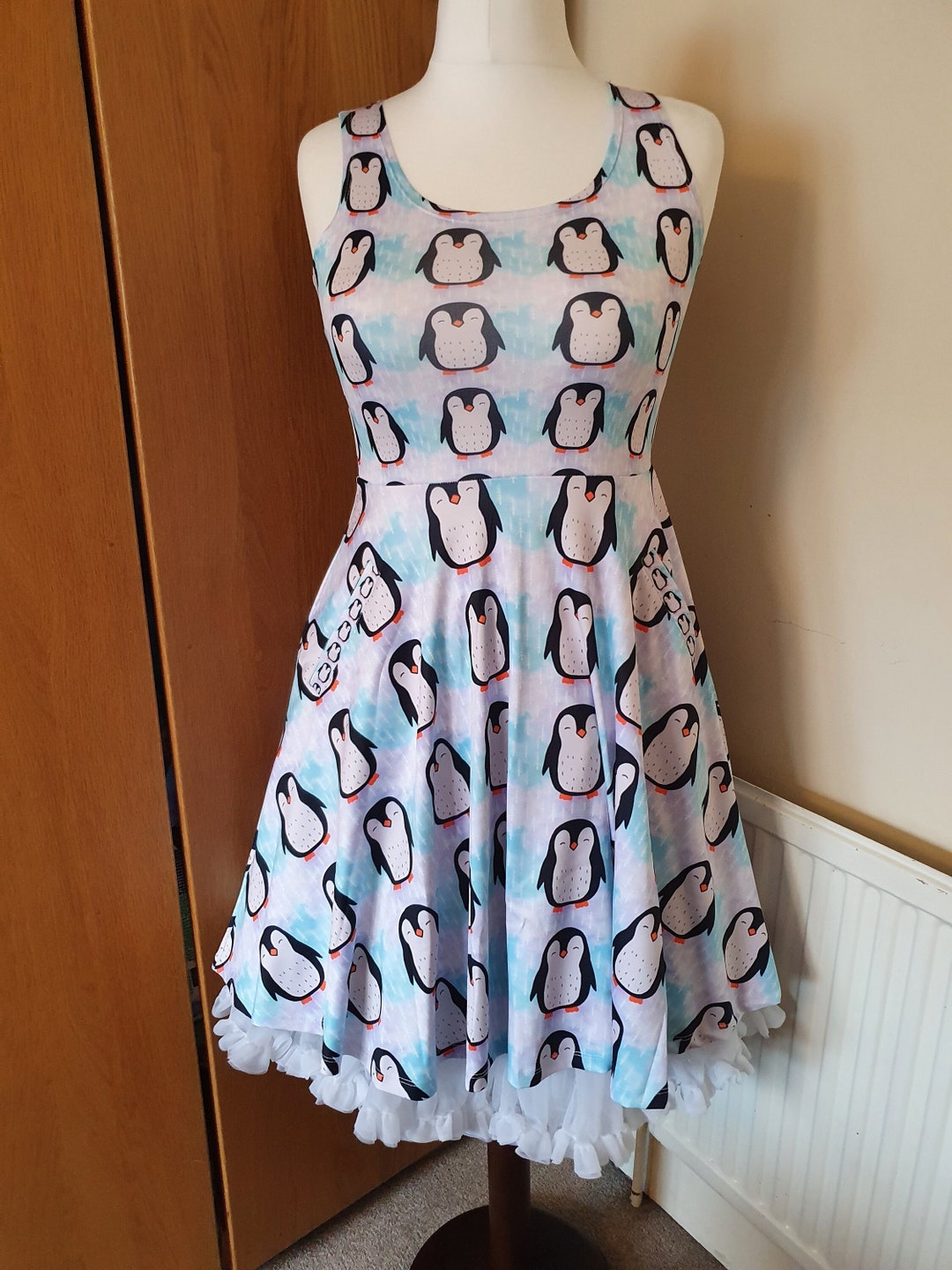 Penguin Animals Print Skater Dress- Sizes S- 5XL Plus Size Dress - Etsy