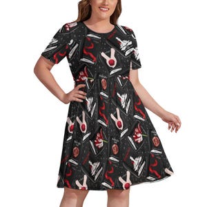 sheer black plus size dress Ever-Pretty Shop Plus Size Chiffon Puff Sleeve Empire Waist Brides Mom Dress