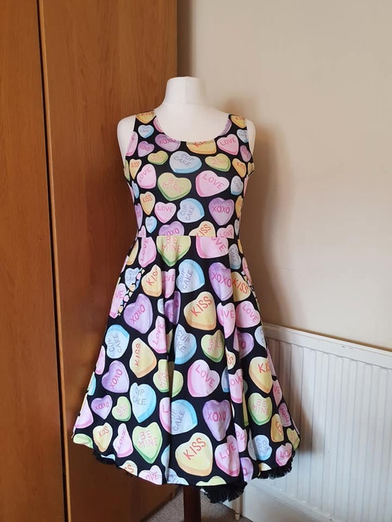 candies skater dress Cotton Candy Skater Dress: Pastel Tie-Dye Print, Women's Clothing