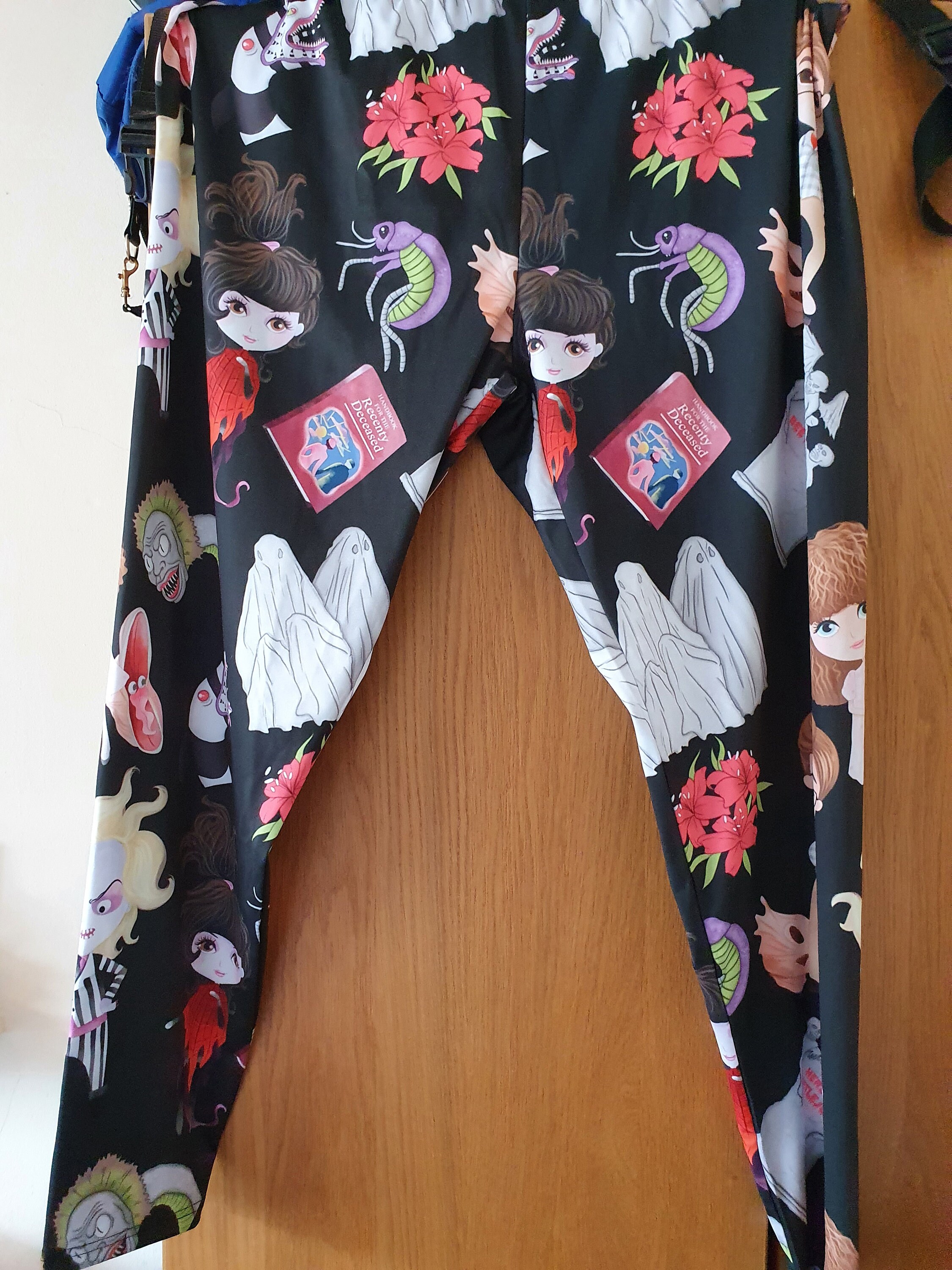 Beetlejuice Leggings Size L UK14 - Etsy