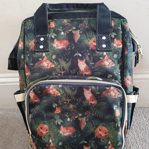Fuchs Baby Windel Windel Wickeltasche Große Rucksacktasche