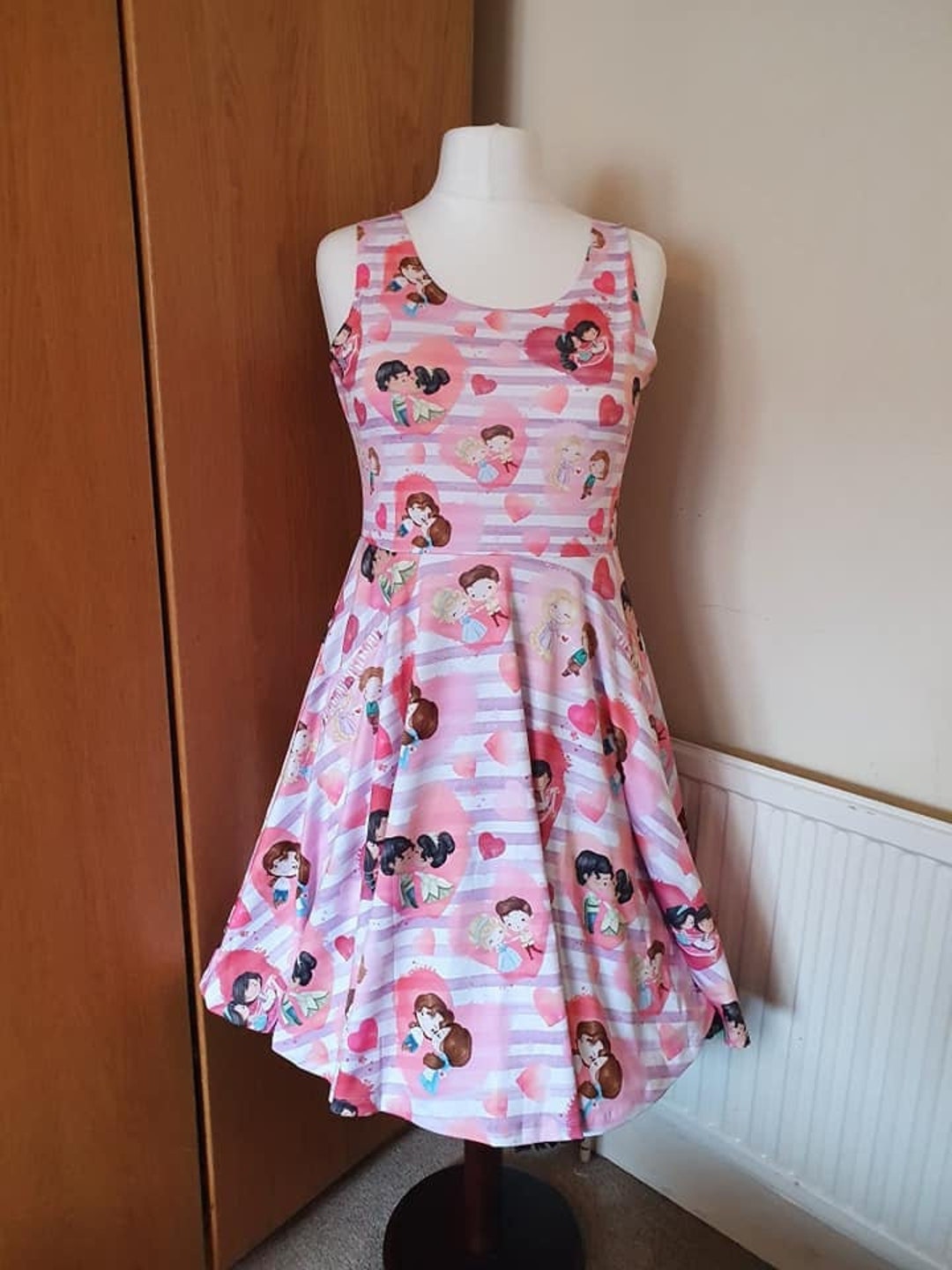 Fairytale Bliss Printed Skater Dress - 2 Colors main image 0