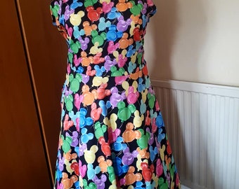 plus size halloween skater dress Halloween Spooky Snacks Mouse Pumpkin Print Skater Dress- Sizes S- 5XL Plus  Size