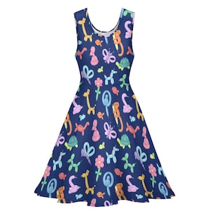 Balloon animal print skater dress- Sizes S- 5XL plus size