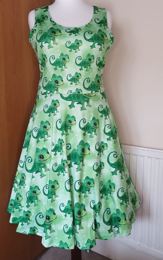 slim fit dress slacks Unique Vintage Plus Size Emerald Green Delores Swing Dress with Sleeves 3X/20 main image 1