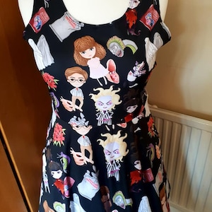 Beetlejuice Inspired Skating Dress - Etsy Beetlejuice Inspired Skating Dress - Etsy
