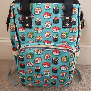 Sushi Pañal Bebé Pañal Cambiar familia grande Mochila Bolsa