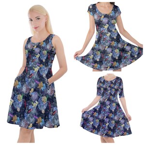 Cute Star Wars inspired print skater dress- Sizes S- 3XL plus size