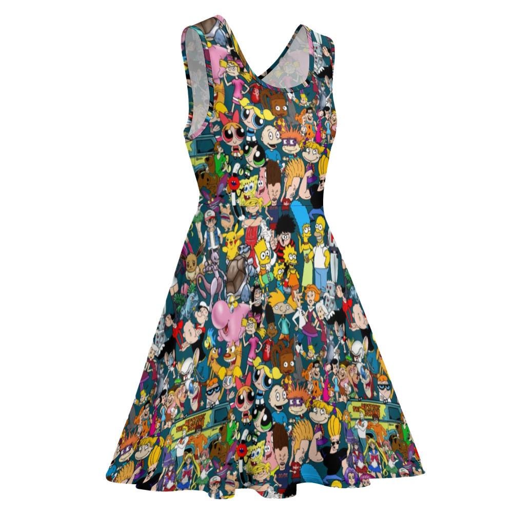 adventure time skater dress Black adventure time finn jake lsp and by ConfusedBearCompany, 12.00