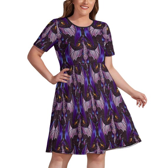 plus size purple and black dress Xpluswear Design Plus Size Formal Purple V Neck Long Sleeve Split See Through Lace Satin Maxi Dresses