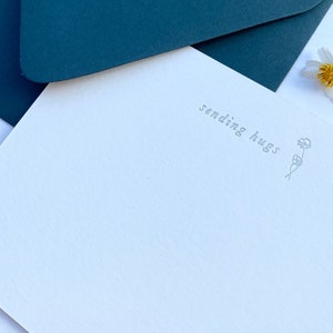Sending Hugs Card | Thank you Cards | Notecards | Stationery Set of 6