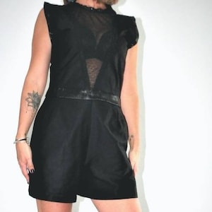 Women&#39;s Jumpsuit Lace Playsuit Pants Black Dress Shorts
