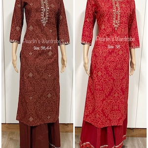 Bandhani Kurti Set (Cotton Suit)