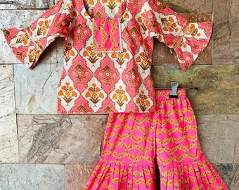 Kids Indian outfit (Little Girls Garara Set)
