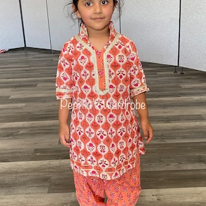 Kids Indian Outfit (Little Girls Punjabi Salwar Dress)
