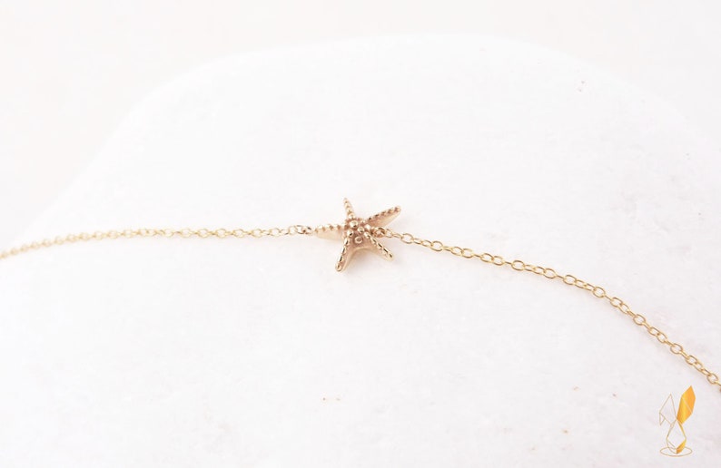 Stylish Starfish Bracelet Minimalist Gift Gift For Sister Sea Lovers Gold Starfish Mama Style Beach Style Summer Memories
