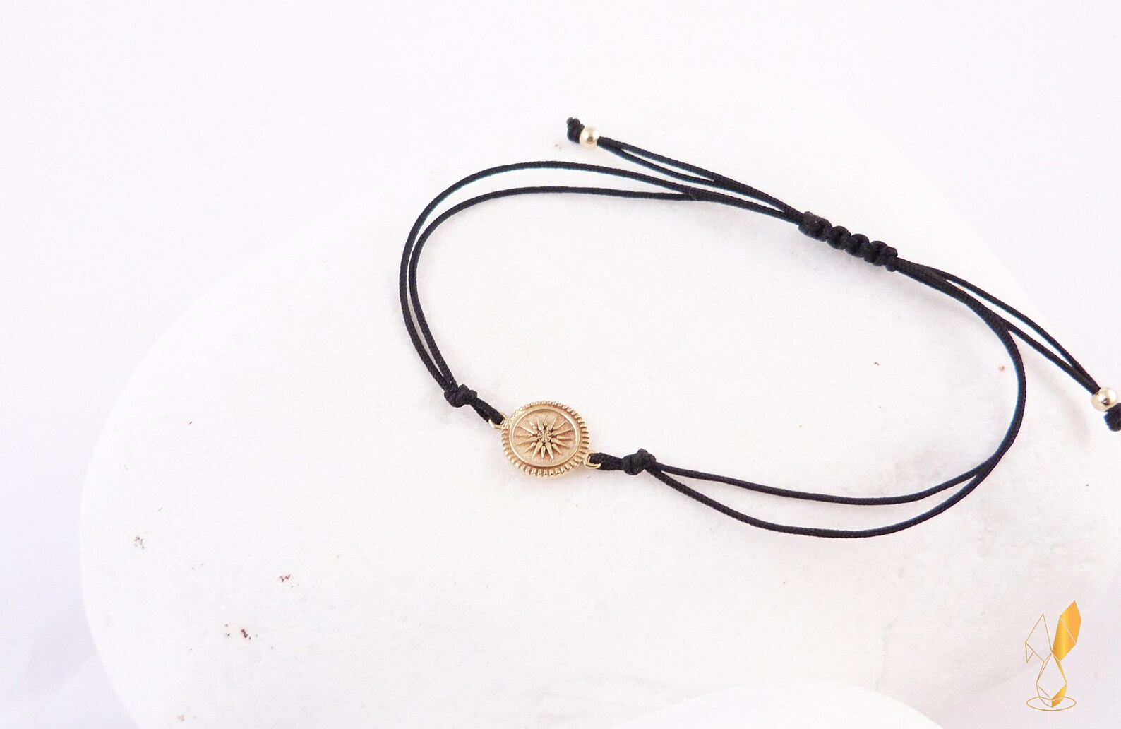 Vergina Bracelet Gold Cord Bracelet Symbolic Gift Etsy