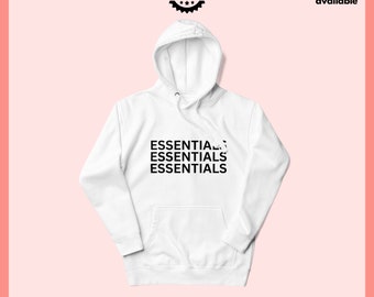Essentials 3 Unisex-hoodie Basic-stijl Mode Dagelijks gebruik Mode-hoodie Must-have-ontwerp Perfect cadeau voor hem Basic-stijl hoodie