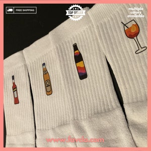 Funny Socks Aperol Spritz Mate Cola Bottle Present