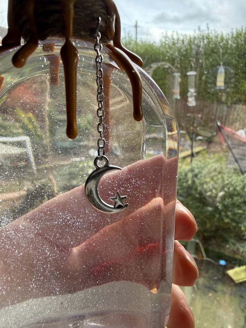 Glow in the Dark Bottled Moonlight decorative potion bottle. *Customer Favourite!* ASMR Stress relief gift image 6