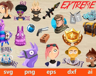 Download Free Fortnite Art Etsy SVG Cut Files