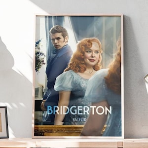 Bridgerton Season 3 Penelope Featherington and Colin Bridgerton Aesthetic Poster / Room Decor Wall Art / Poster Gift