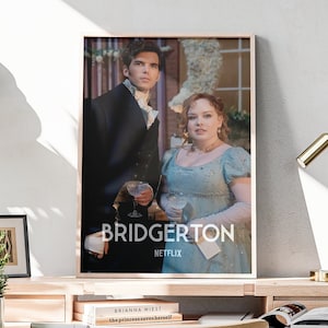 Bridgerton Season 3 Penelope Featherington and Colin Bridgerton Aesthetic Poster / Room Decor Wall Art / Poster Gift