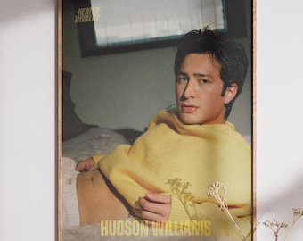 Hudson Williams Heated Rivalry Actor Poster, Retro Room Decor Wall Art