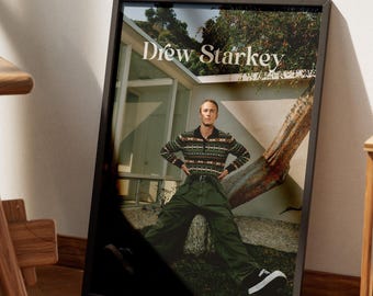 Drew Starkey Poster, Room Decor Wall Art, Outer Banks