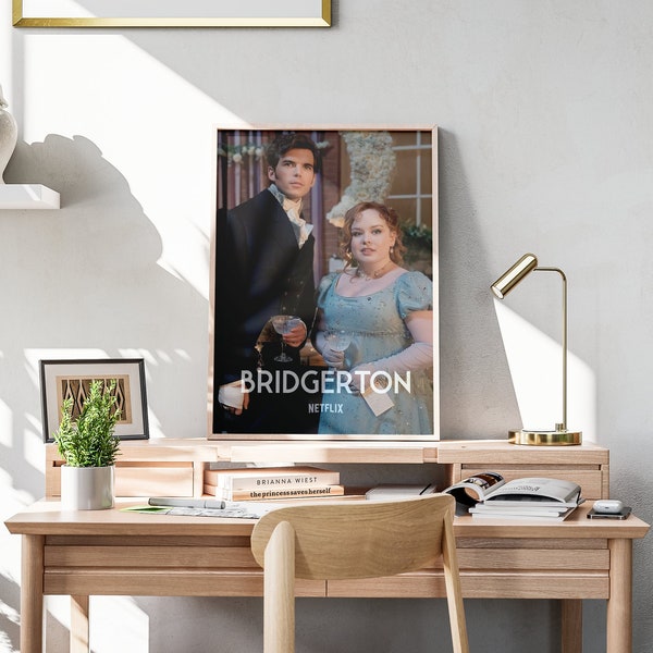 Bridgerton Season 3 Penelope Featherington and Colin Bridgerton Aesthetic Poster / Room Decor Wall Art / Poster Gift