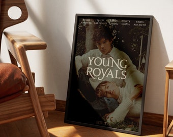 Young Royals Season 3 Dark Aesthetic Poster 2024 / Room Decor Wall Art/Poster Gift