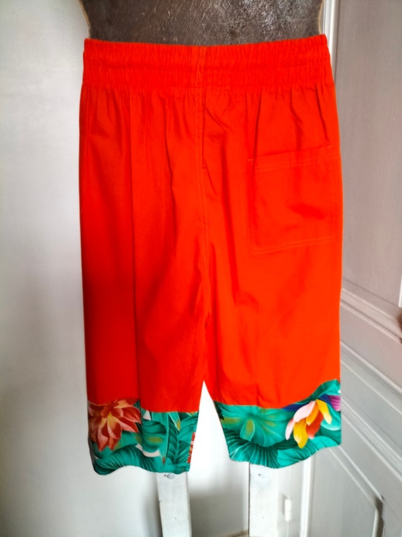 UNUSED with tag vintage orange long bermuda short… - image 8