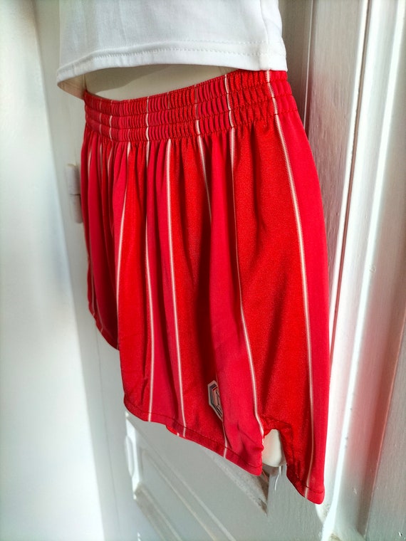 UNUSED 80's vintage unisex red shorts - 80's, whi… - image 2