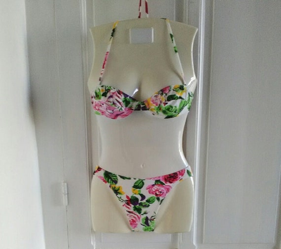 Women's UNUSED with tag two-piece vintage bathing… - image 1