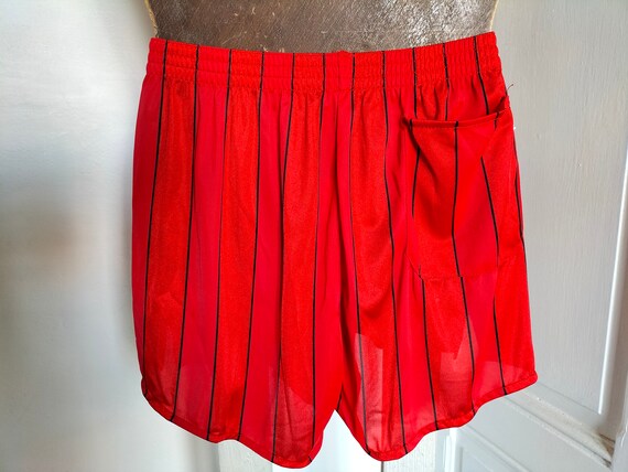 UNUSED 80's vintage unisex red shorts - 80's, whi… - image 10