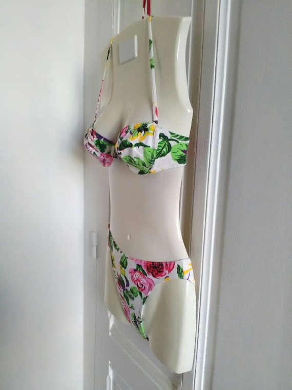 Women's UNUSED with tag two-piece vintage bathing… - image 4