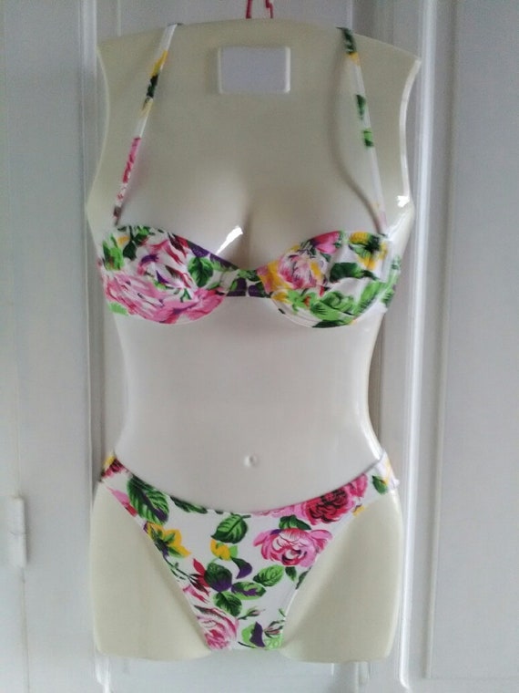 Women's UNUSED with tag two-piece vintage bathing… - image 2
