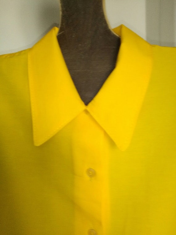 UNUSED vintage sleeveless yellow Tunic - women's … - image 2