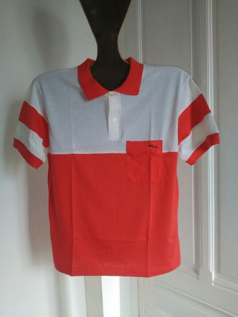 J Crew 90s Color Block Polo Shirt Sz XL | eBay