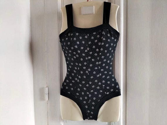 UNUSED Women's one-piece vintage bathing suit - 9… - image 1