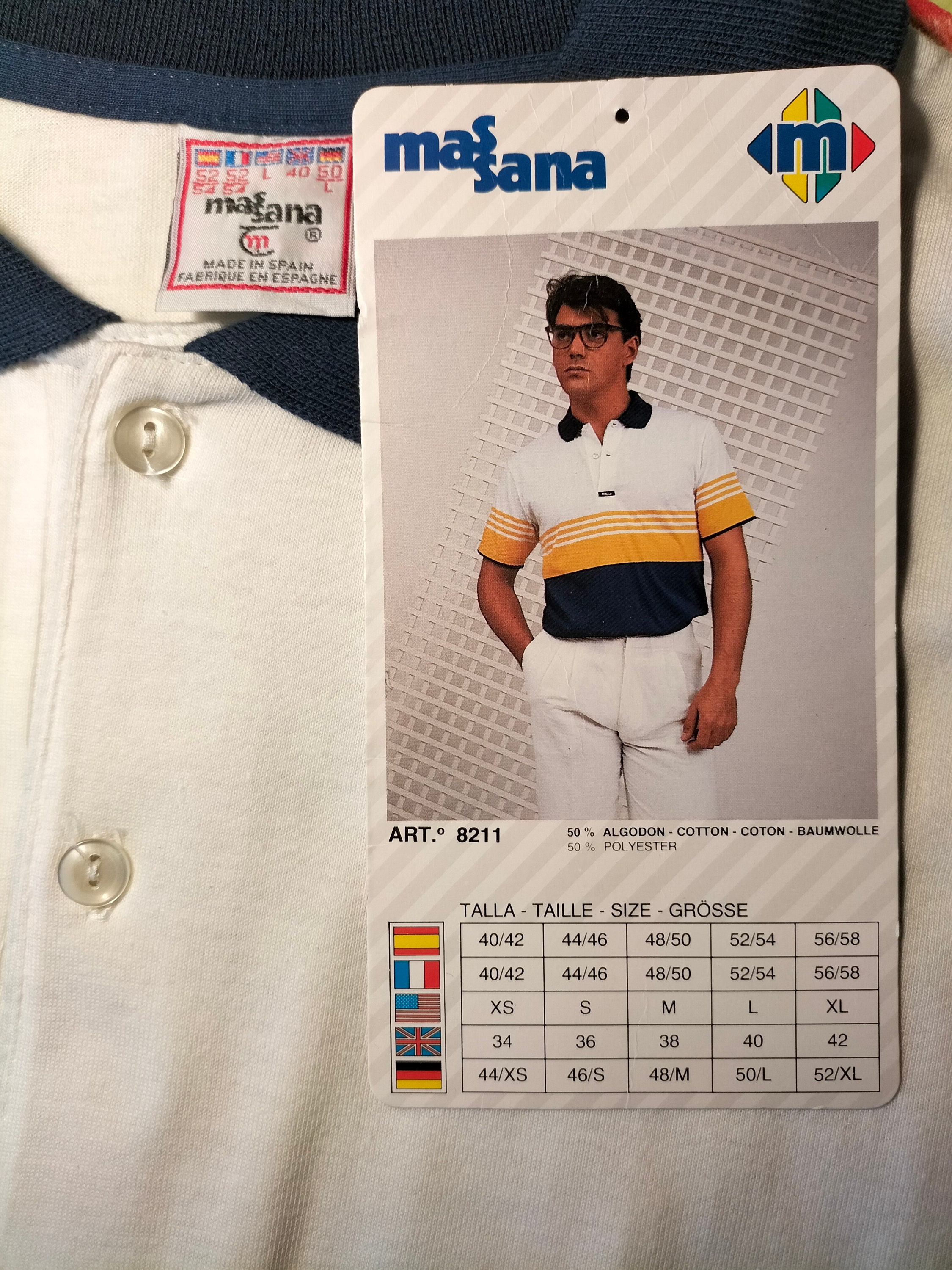 Mystery Vintage Style Polo Shirt Bundle, 80s 90s Golf Funky