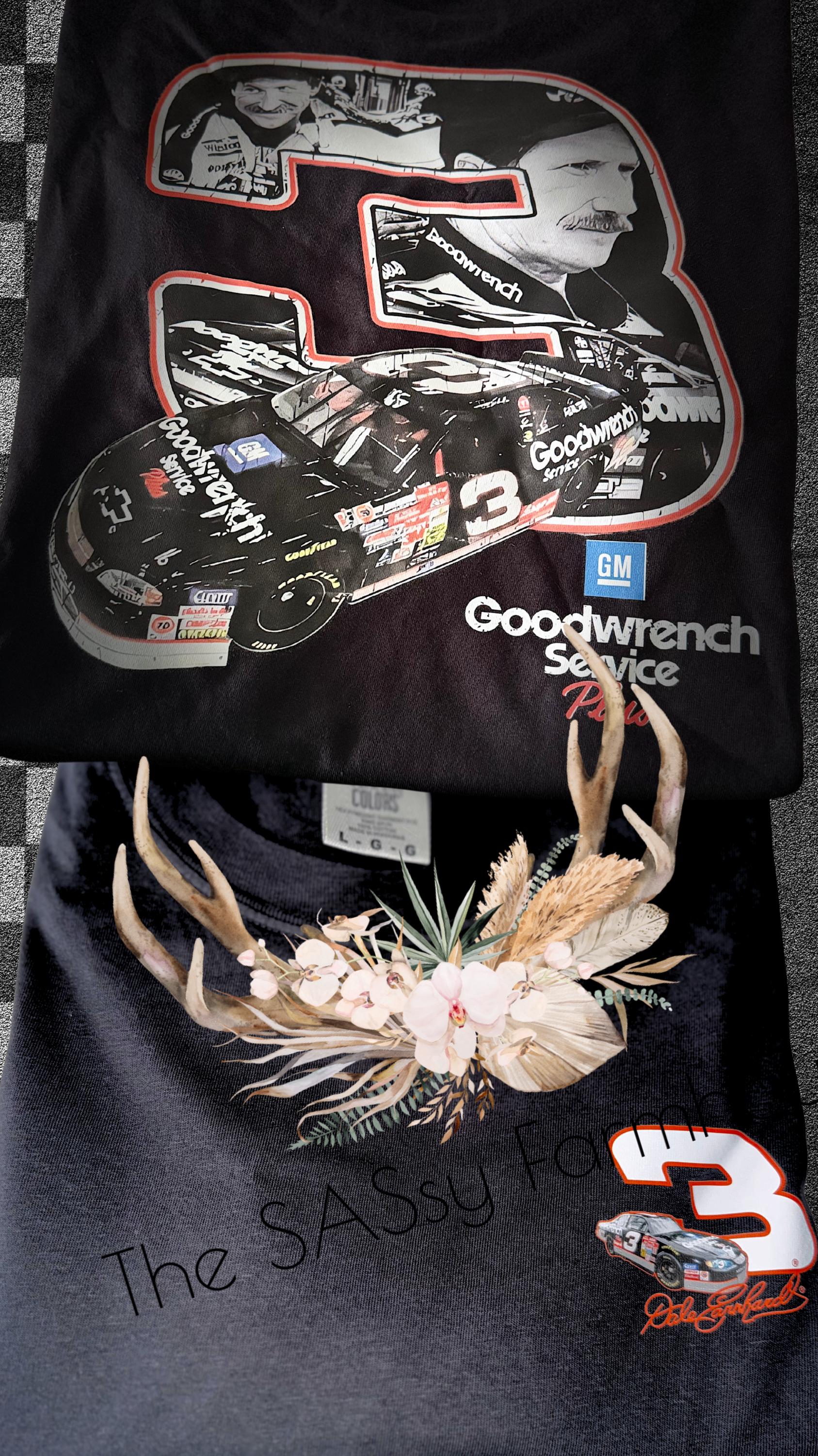 Dale Earnhardt  #3 retro. Mens tshirt,womens tshirt, comfort colors, soft, NASCAR, Racing, Daytona.
