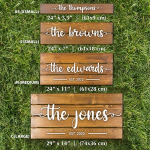 Custom Wood Sign, Personalized Family Name Sign, Last Name Pallet Sign, Wedding Gift,  Home Wall Decor, Anniversary Gift